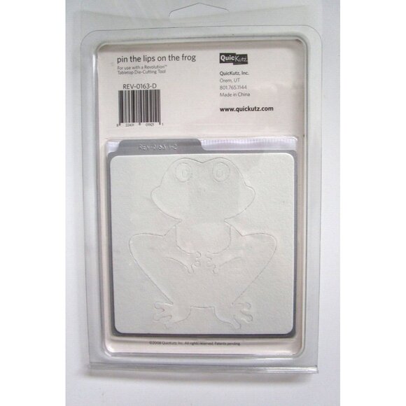 QuicKutz "Pin the Lips on the  Frog"- 2 Die Cuts "REV 0163D Revolution Die" 2008 - Picture 7 of 7